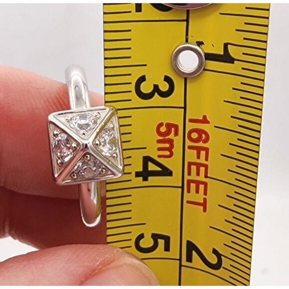 Jennifer Lopez Endless Jewelry 925 Ring With CZ Accents Size 7 Holiday Sparkle - Picture 4 of 6